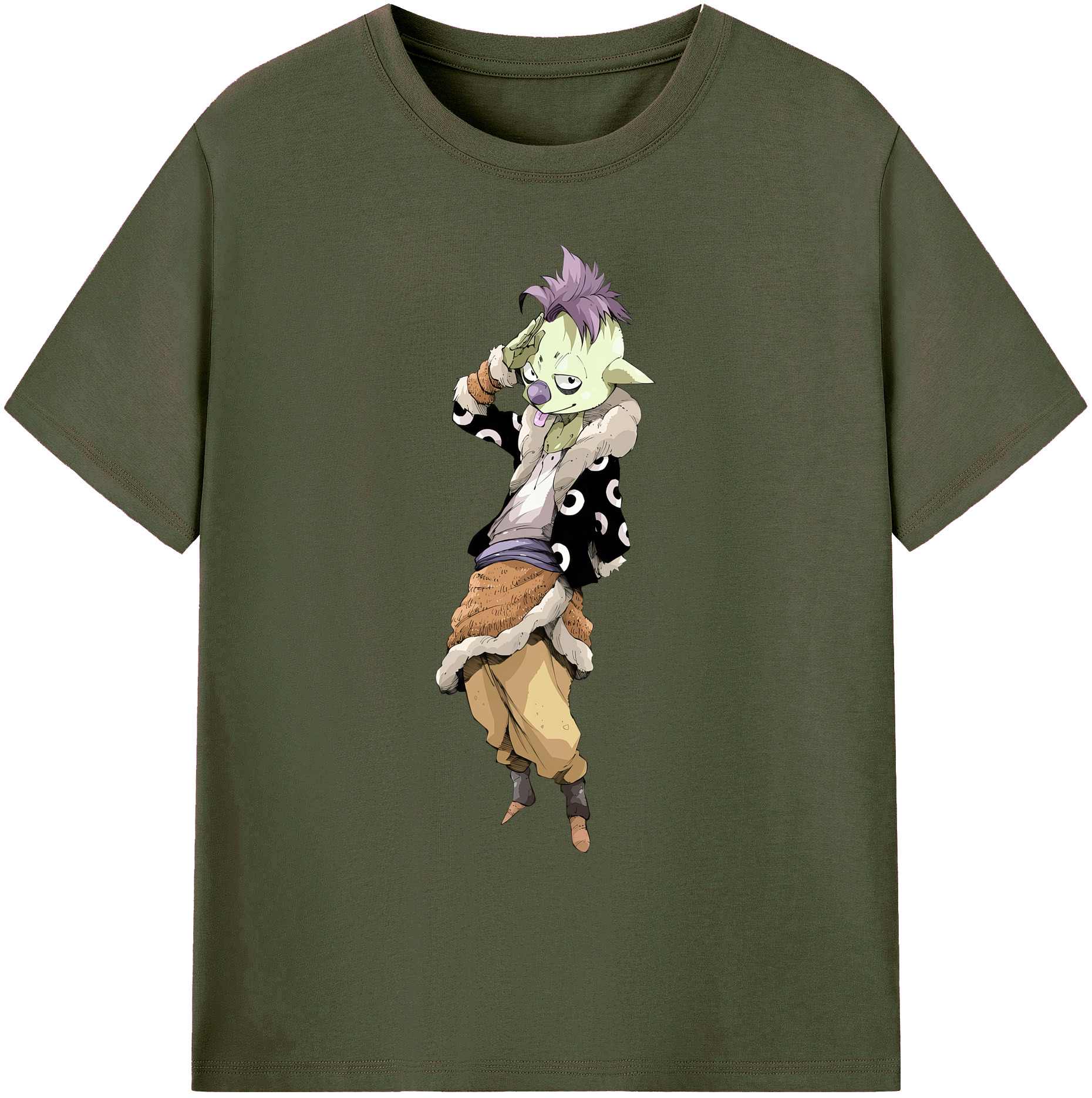 （画像用） 転スラ Regarding Reincarnated to Slime 綿100％ メンズ半袖Tシャツ｜肌触りやわらか＆通気性